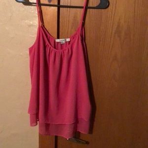 Forever 21 tank top size medium hot pink color